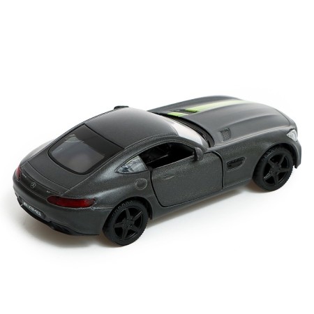 Metallic machine Mercedes-amg gt s, 1:32, inertia, matte gray gray color-2