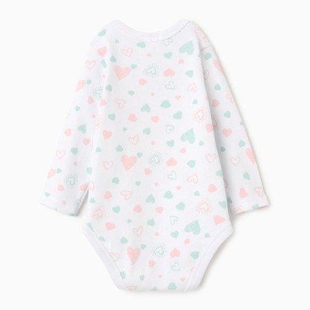 Body with a long sleeve, gray color, height 68 (3-6 months)-4