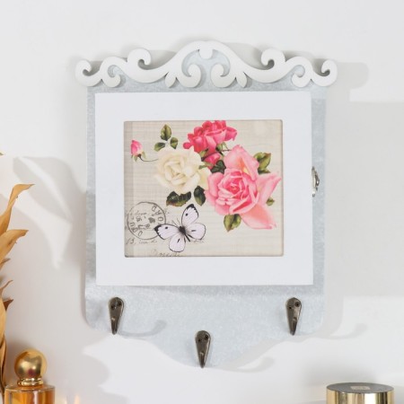 Keywater tree "Butterfly with roses" white 6x24x30 cm