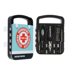 Tundra instruments, gift plastic case, 22 items