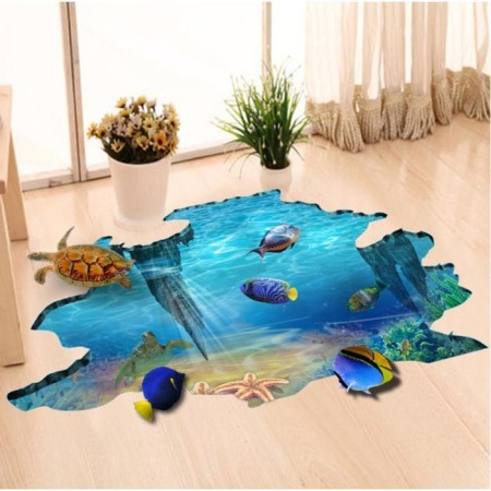 Sticker 3D Interior Sea 90*60cm-5