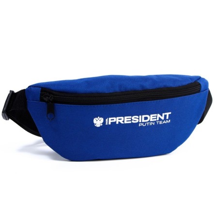Bag on the belt "Putin Team", 32 x 8 x 15 cm, base, lightning department, blue-2