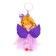 Doll "Julia" on a key fob, with wings, color mix