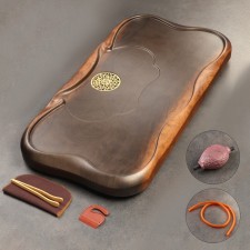 Tray for the tea ceremony, chaban, 81 x 42 x 7 cm, red sandalwood