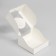 Box under the bento-port with a window, white, 14 x 14 x 8 cm
