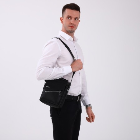 Male bag, black color-6