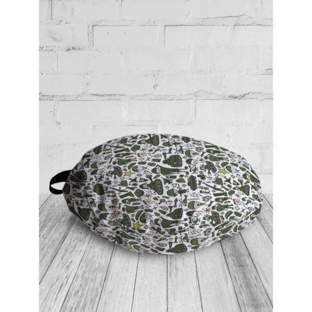 Pillow Siddle "Defenders", Decorative, D = 52 cm-1