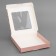 Box a gift team with a window, packaging, "you are beautiful", 19 x 19 x 3 cm