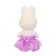 A toy of foam "Bunny with a flower", 13 cm, set 3 pcs., Mix color