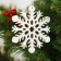 New Year's suspension "Snowflake", maxi, mix