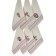 A set of waffle towels Diva Afrodita Ceylin "Lavender", size 50x70 cm, 6 pcs