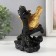 Souvenir Polystone "Golden Bird in flowers" 10x6x15 cm
