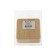 Single box for the cable channel Ural Pak, 75x75x28, IP40, Light Wood, KR-513130075