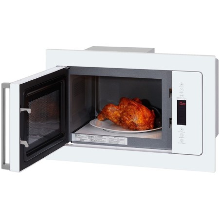 Microwave oven Hiberg VM 8505 W, built -in, 900 watts, 25 l, white color-4