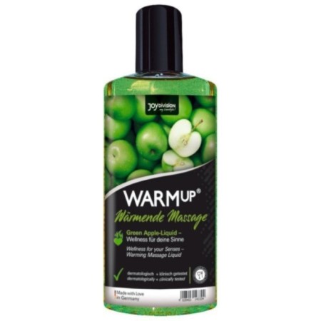 Edible massage tool Joydivision Warmup with a taste of a green apple, warming up, 150 ml 1