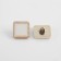 A set of buttons on the leg, 16 × 16 mm, 5 pcs, white/gold color