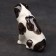Porcelain figurine "Alabai Black-white", 10 cm, copyright painting