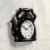 Watching clock, series: kitchen, "kettle", smooth move, 24 x 24 cm