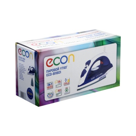 Iron ECON ECO-BI1801, 1800 W, ceramic sole, 14 g/min, 180 ml, white-violet-8