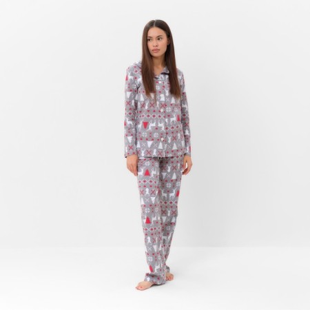 Pajama New Year's Women's KAFTAN "Scandinavia", size 40-42