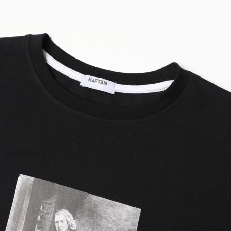 Men's T -shirt KAFTAN "Drop", black, p. 46-6