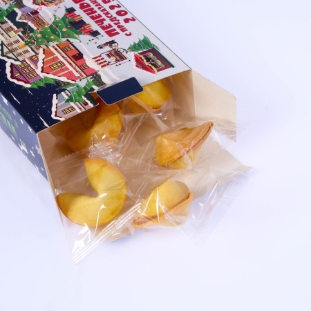 New Year. Cookies with a prediction "2025", 12 pcs, 84 g-3