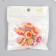 Beads for creativity plastic "Ribbed striped" set 15 grams d = 2 cm