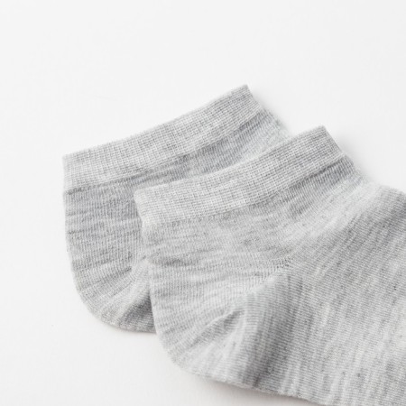 Men's socks shortened minku "bamboo", gray color, size 40-41 (27 cm)-1