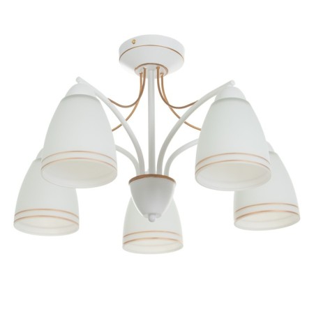 Franix chandelier 5he27 40w is white 54x54x30 cm Bayerlux