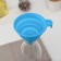 Funnel silicone folding shares "Red", 13.5 × 10 × 10 cm