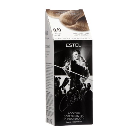 Excuse Hair Extension Estel Celebrity tone 8/0, light blonde-1