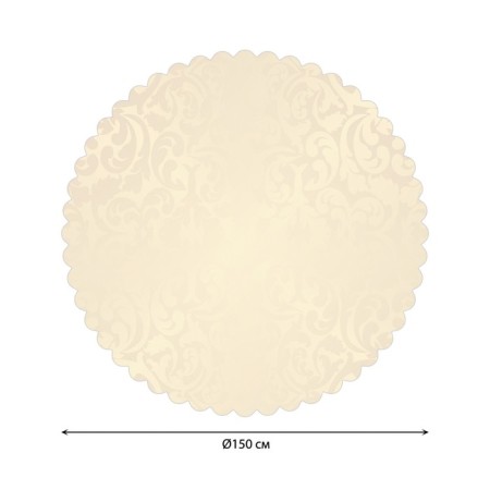 The tablecloth "Bohemian Atlas", Round, Saten, D = 150 cm-1