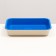 Medium toilet with a mesh of 36 x 26 x 6.5 cm, dark blue/beige