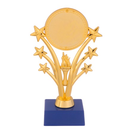 Figure for applying a “torch”, gold, blue base