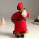 Interior doll "Santa Claus with gifts, a wreath and a flashlight" 37 cm