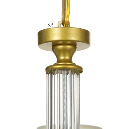 Chandelier 1091/5GD 40W E27 gold 60x60x38-78 cm Bayerlux-7