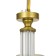 Chandelier 1091/5GD 40W E27 gold 60x60x38-78 cm Bayerlux