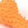 Fresh toy for dogs from latex "Bent bone", 14 cm, orange