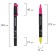 Bilateral Marter Marker 4 mm, Brauberg, lemon/pink