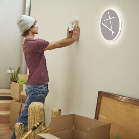 Wall-flowing lamp Mantra Kenzo, Led, 2100lm, 4000k, 60 mm, matte white color-4