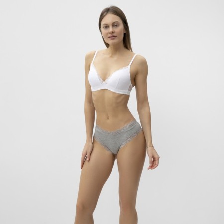 Women's panties, gray color, size 50 (2xl)