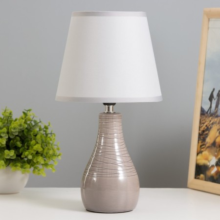 Raims table lamp E14 40W light gray 17x17x32 cm Risalux