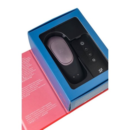 A multifunctional stimulator for steam Satiffyer Partner Double Fun, 9 cm, silicone, black color-6