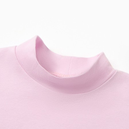 Turtleneck for girls, pink color, height 104 cm-1