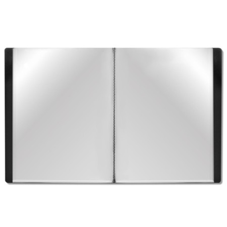 Folder with 20 A3 inserts, 800 μm, calligrata, texture "Sand", black-4
