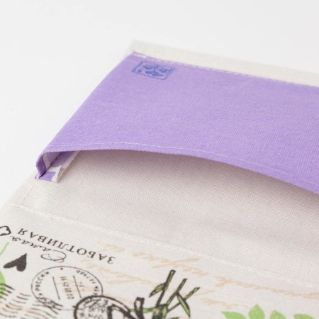 Textile pocket "grandmother" 2 departments, 41x20 cm-6