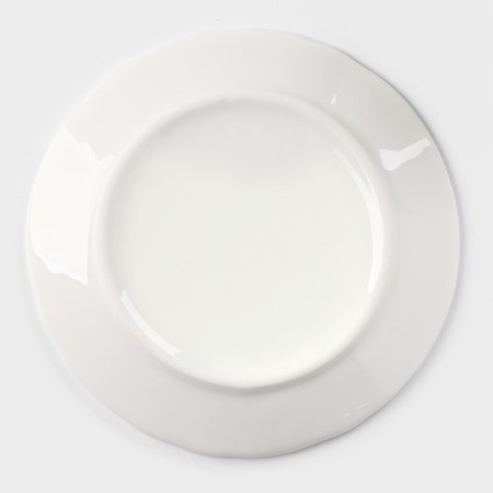 Tea couple ceramic "luxury", 3 objects: mug 200 ml, saucer d = 15 cm, spoon h = 13 cm, white color-5
