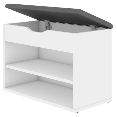 Small shoes, 600x300x440 mm, white gloss / anthracite-2