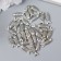 Busina for creativity Metal "Fish" silver g084b999 0.5x1.5 cm