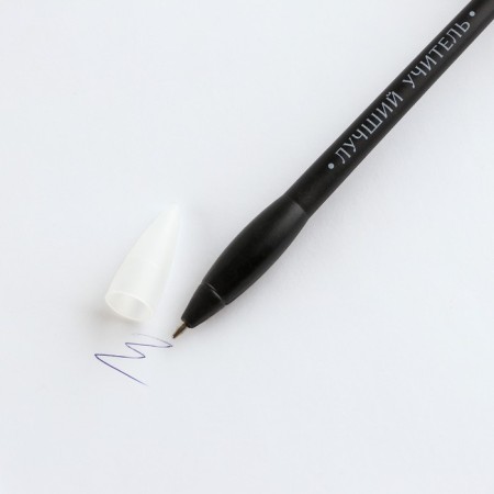 Gift set to the class teacher a diary and a bell handle (ball, blue paste, 1 mm)-11